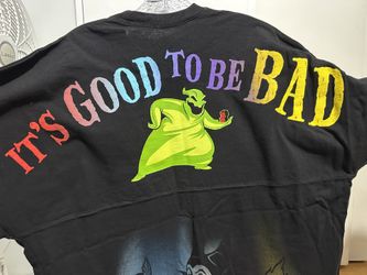 Oogie Boogie Bash Spirit Jersey Size L NWT