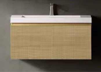 NEW 30" Floating Bathroom Vanity with Sink Combo - Natural Oak (NIB)