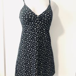 Size Small Black Floral Dress 