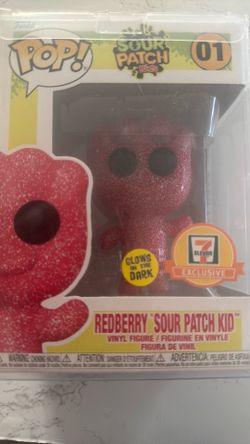 glow in the dark red sour patch kid funko