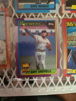 1990 Topps Gary Sheffield All-Star Rookie Card