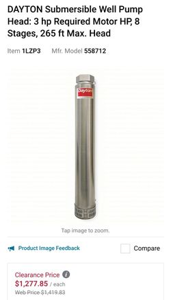Dayton Submergible Pump