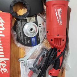 Milwaukee corded electric 15amp 7"/9" grinder, 6.8amp 18gauge metal shear