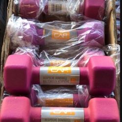 5LB Pound Neoprene DUMBBELLS  Pair 