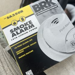 Smoke Alarms Battery Powered 