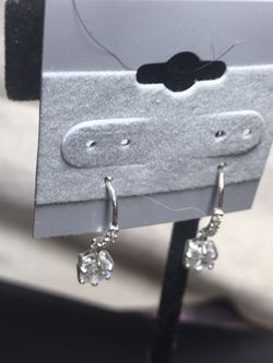 Silver earrings