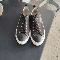 McQ Alexander Swallow Plimsoll Low-Top Sneakers. 