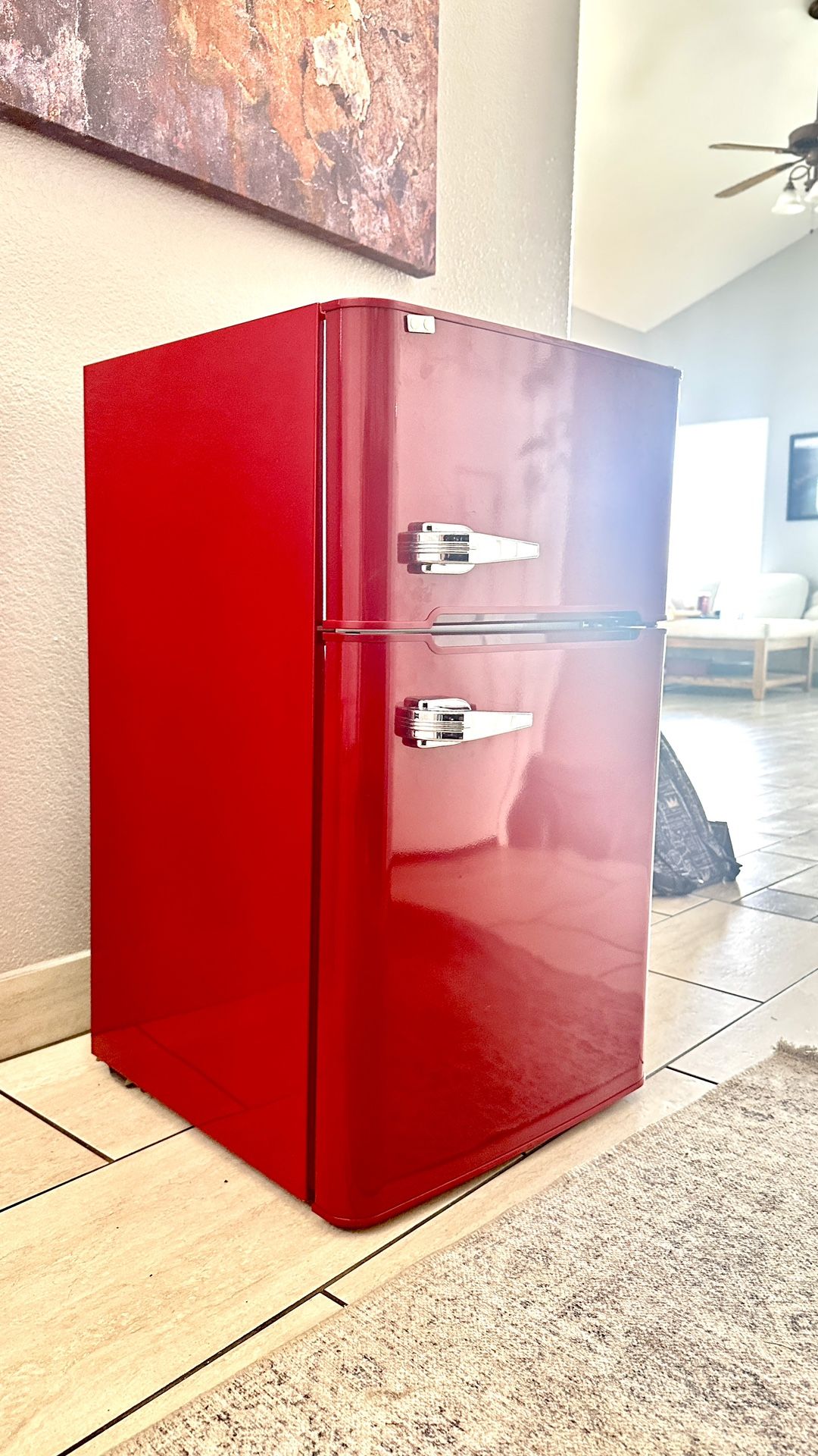 Red Mini Refrigerator