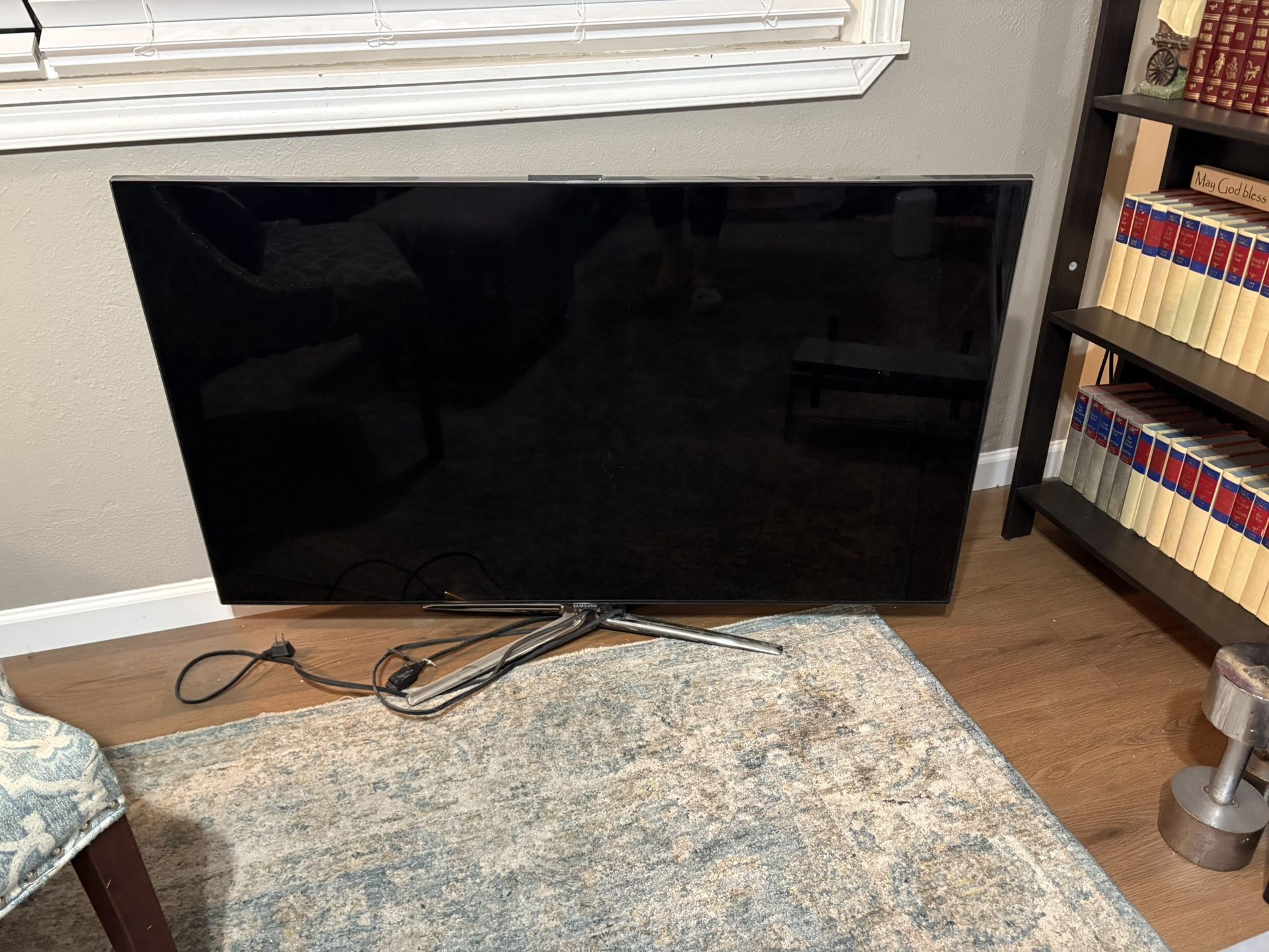 55 Inch Samsung TV with Remote