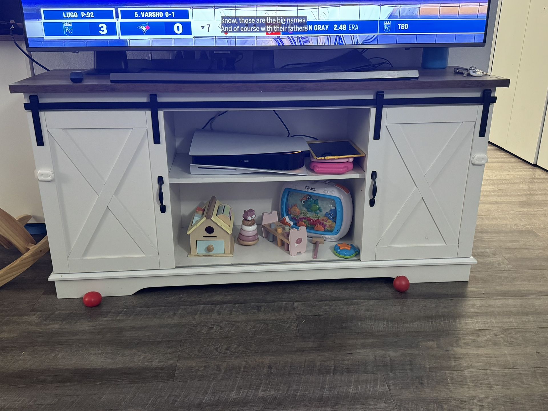 Entertainment Center And Storage Cabinet 