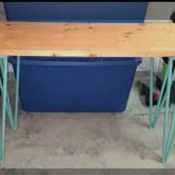 Table With Hairpin Leg 