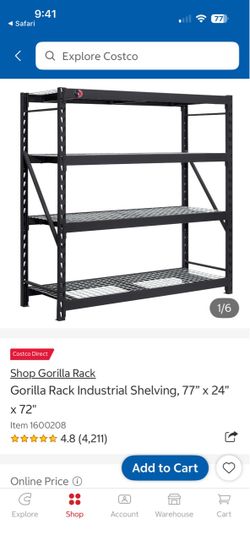 Gorilla industrial shelving heavy duty