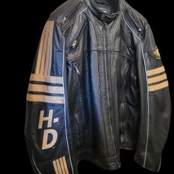 Authentic Harley-Davidson Riding Gear Leather Jacket – Size 2XL