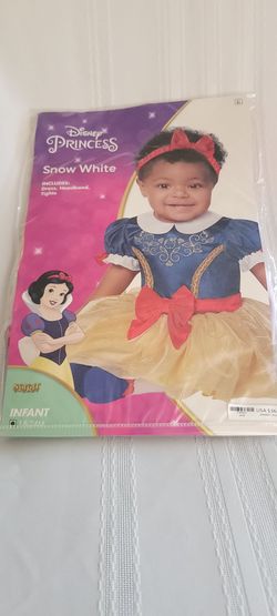SNOW WHITE INFANT HALLOWEEN COSTUME SIZE 18-24 MONTHS IN GREAT CONDITION