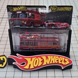 Hot Wheels, Ferrari 250 GRO & Fiat Transporter Local pick up only. 91205