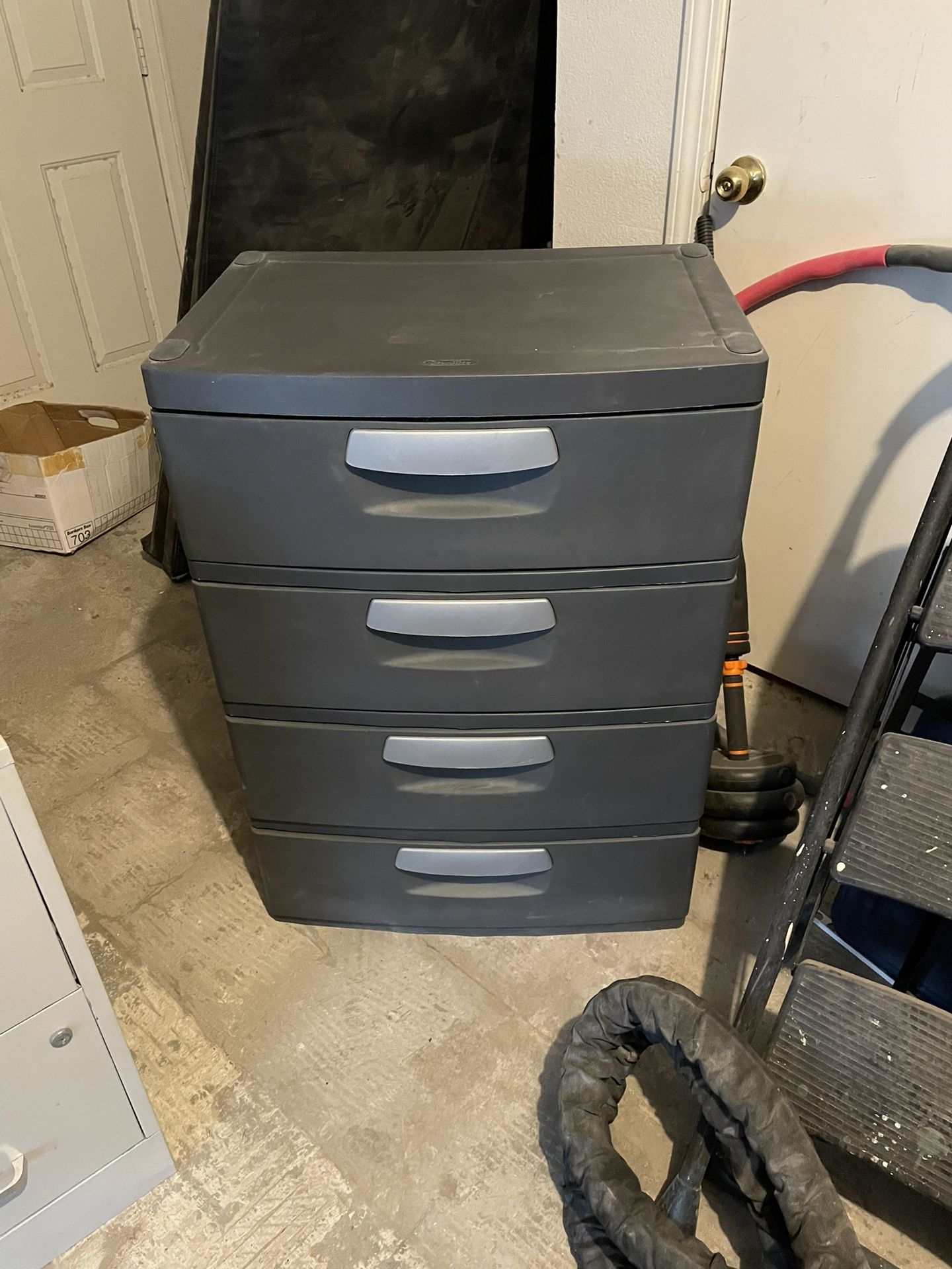 4-Drawer Storage Tower – Heavy Duty Plastic