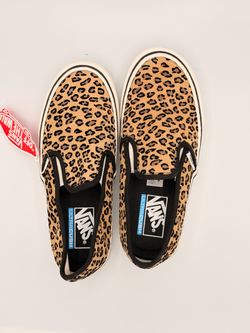 Vans UltraCush Slip-On Leopard Print Sneakers