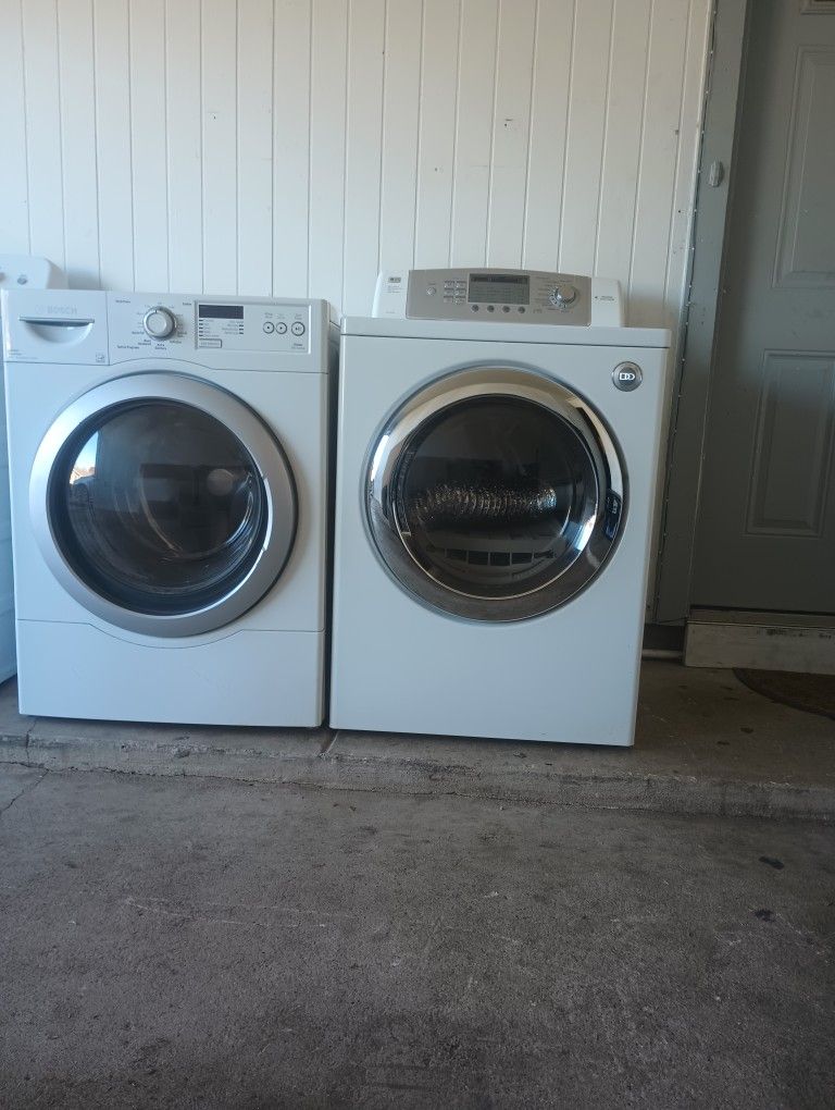 Bosch Washer And LG Dryer