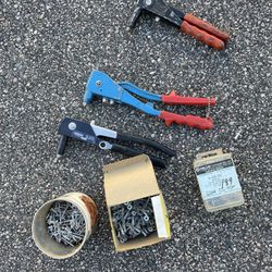 3 Rivet Guns And Rivets