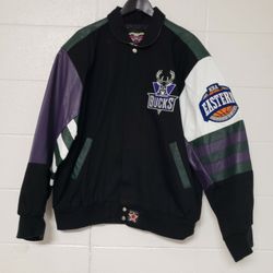 Vintage Jeff Hamilton NBA Bucks Jacket 