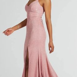 Sparkly Pink Prom/Evening Gown