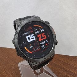 44 Smart Watches Heavy Duty Rubber /Stainless Steel 1.8" Flashlight  Battery 3 Days