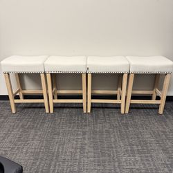 26” counter height barstools set of 4
