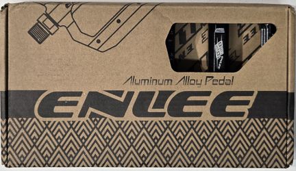 Aluminum Bicycle Pedals, Compact and Durable, Black