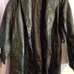 Women Genuine Leather Jacket Size L
