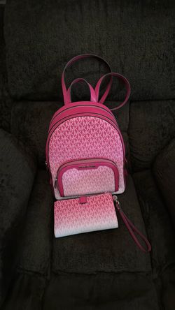 Michael Kors Mini Backpack and Wristlet Set