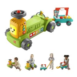 "Fisher-Price" 4-in-1, Farm to Market Tractor Ride-On