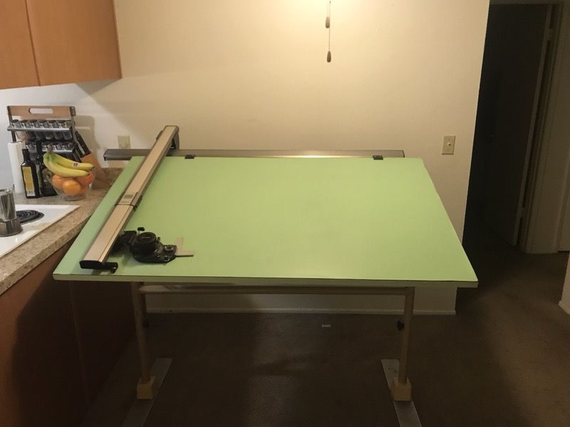 MUTOH Drafting Machine & adjustable Table for Sale in Portland, OR