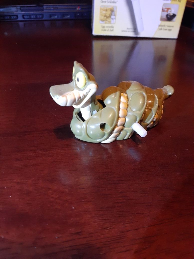 Jungle Book KAA snake figure wind up toy bobbing head Disney vintage LOOK moves.
