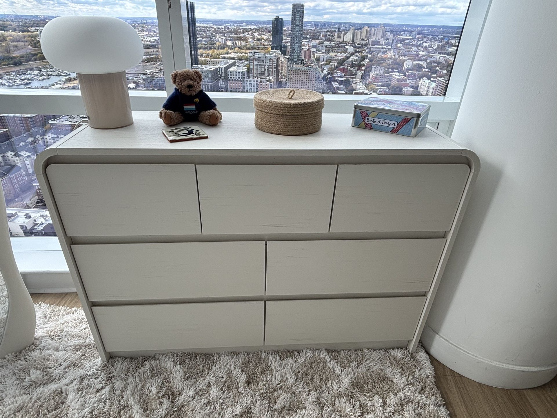 Beige Wooden Dresser