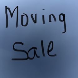 Moving sale Today