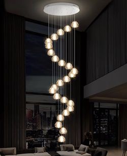25 Bulb Crystal Chandelier