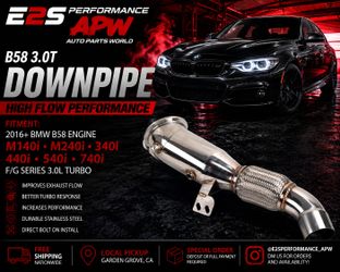 2016+ BMW B58 4.5" Performance Catless Downpipe | F/G Series M140i M240i 340i 440i 540i 740i