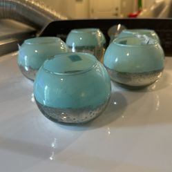 Old Time Pottery Votive Candle Holders 