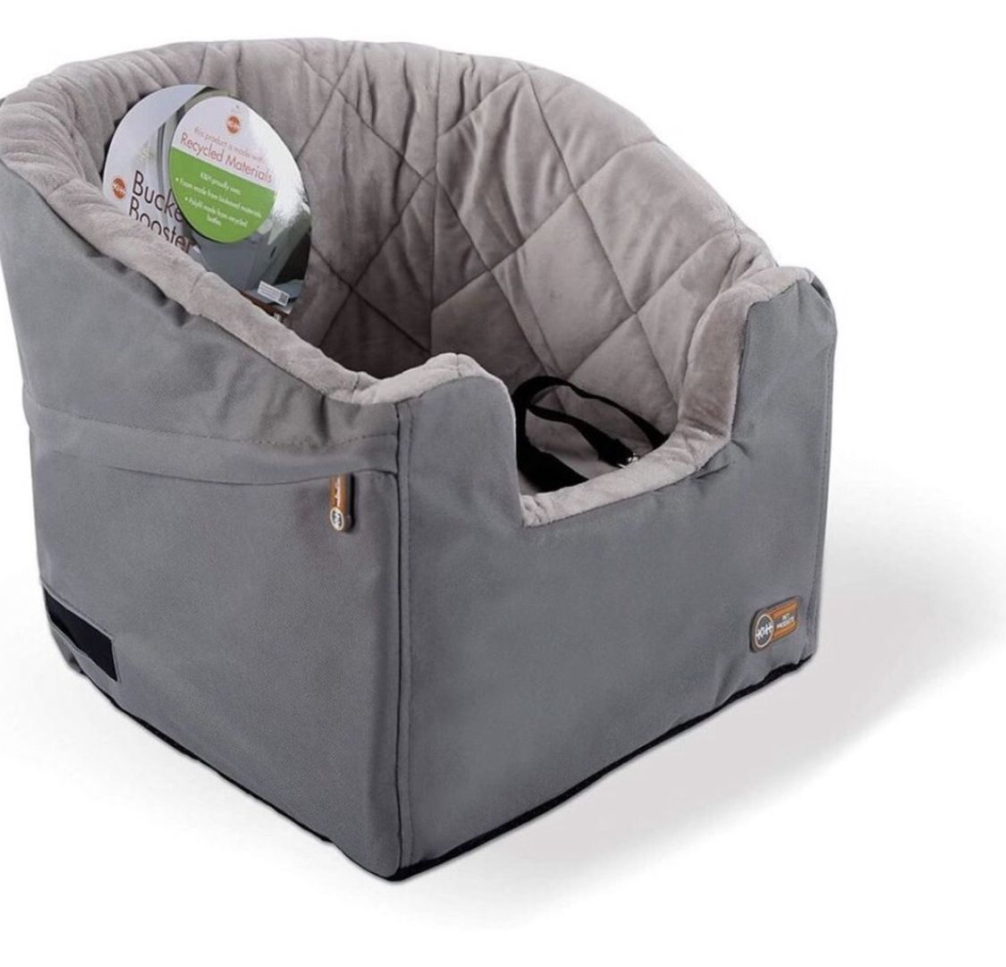 Premium Padded Pet Bucket Booster Dog Car Seat