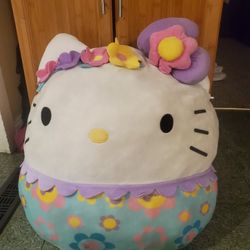 Floral 21" Hello Kitty squishmallow plush big