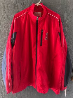 MLB Anaheim Angels G-III Sports by Carl Banks Lightweight Full Zip Windbreaker Men’s XL Brand New
