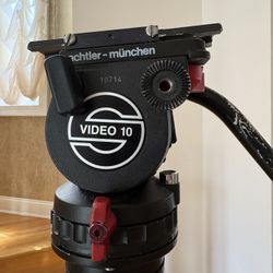 Sachtler Video 10 Professional Fluid Head Tripod System w/ Quick Release Plate – Germany
