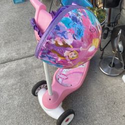 Radio Fryer Kids Scooter And Helmet 