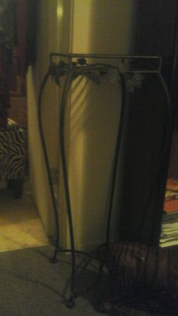 Heavy metal plant stand