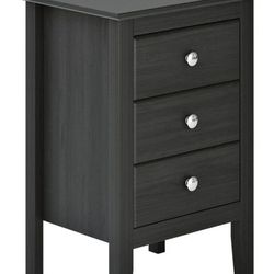 Adeptus Solid Wood Easy Pieces 3 Drawer End Table/Nightstand (S3)