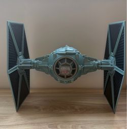 Star Wars TIE Fighter w/ Detachable Wings Blue 2003 Hasbro