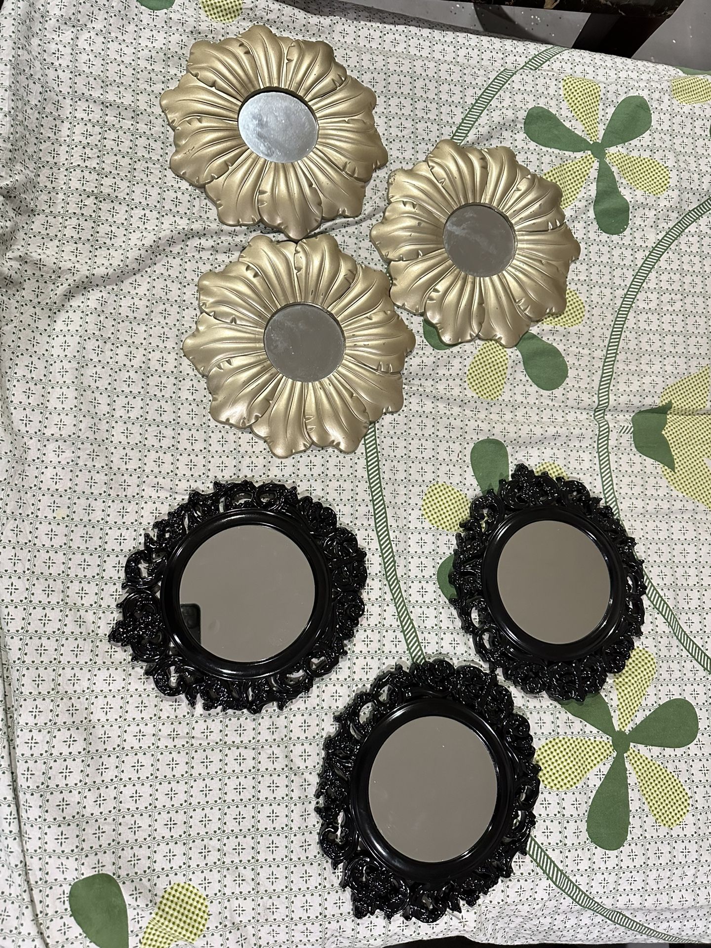 Wall Decor Mirror Set 2