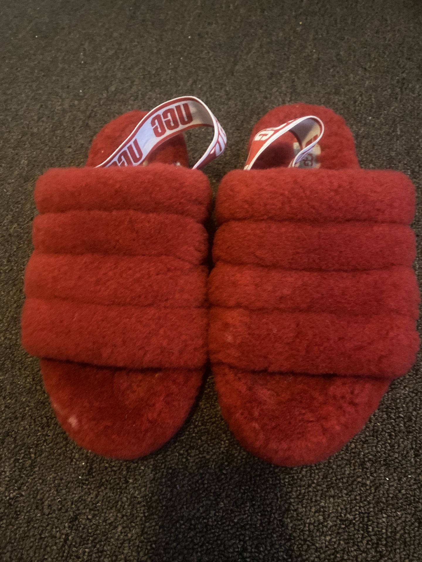 Red Ugg Slides