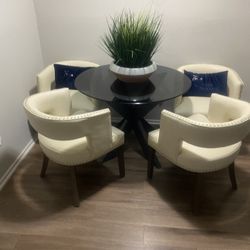 Dinner Table W/ Four Chairs