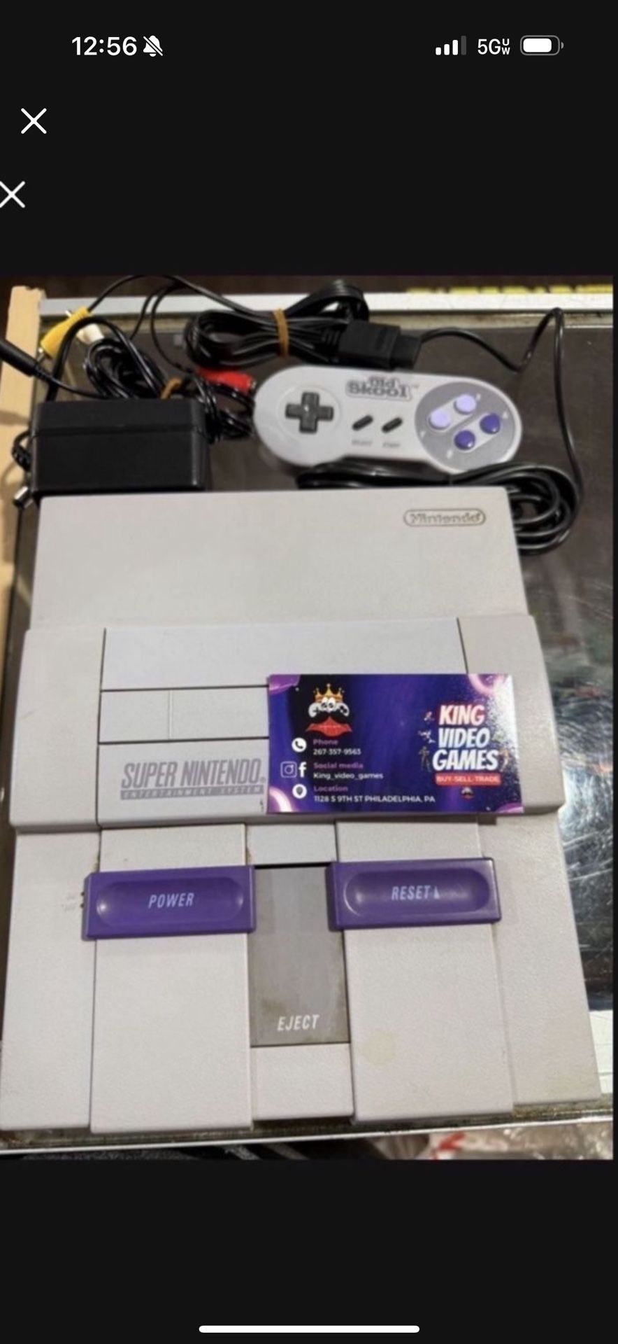 Super Nintendo used